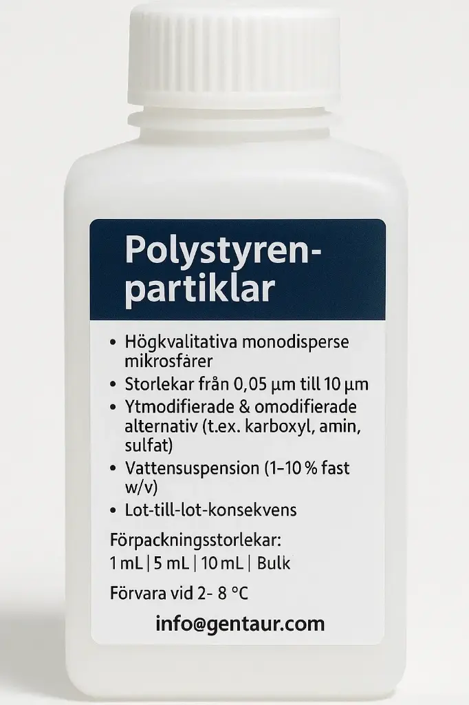 Europiµm Polystyrene Particles, 1%w/v, 3.0-3.9µm, 5mL